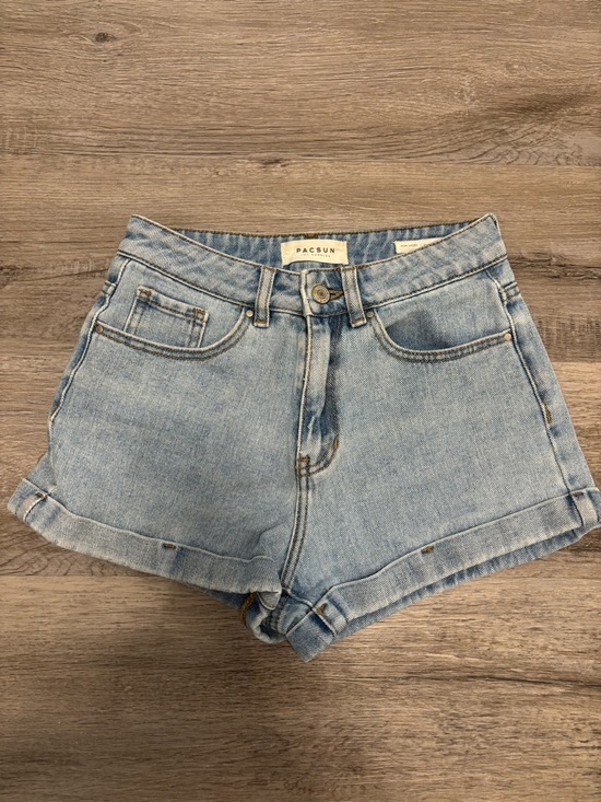 PacSun Pants - PacSun Light Wash High-Rise Denim Shorts